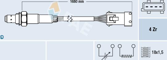 FAE 77374 - Sonde lambda cwaw.fr