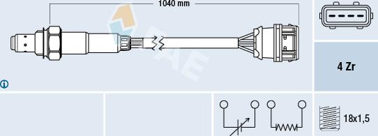 FAE 77373 - Sonde lambda cwaw.fr