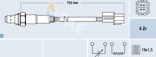 FAE 77293 - Sonde lambda cwaw.fr