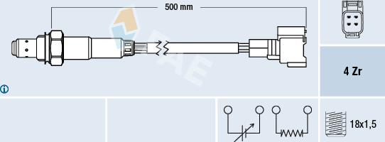 FAE 77297 - Sonde lambda cwaw.fr