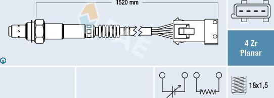 FAE 77242 - Sonde lambda cwaw.fr