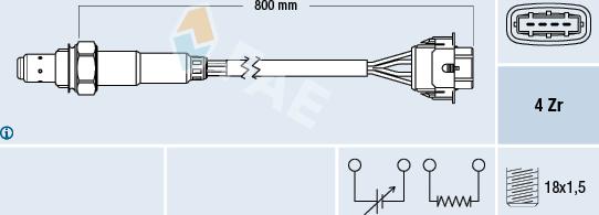 FAE 77247 - Sonde lambda cwaw.fr