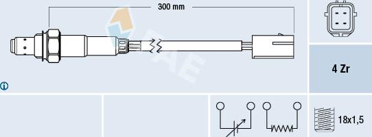 FAE 77254 - Sonde lambda cwaw.fr