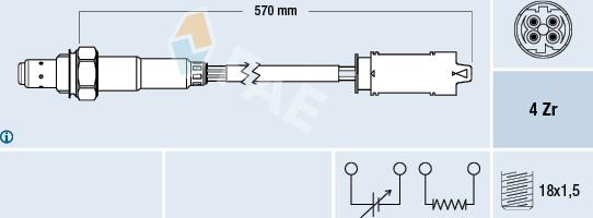 FAE 77266 - Sonde lambda cwaw.fr