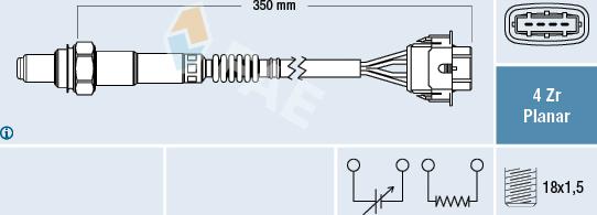 FAE 77208 - Sonde lambda cwaw.fr