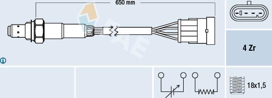 FAE 77219 - Sonde lambda cwaw.fr