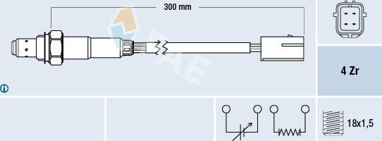 FAE 77215 - Sonde lambda cwaw.fr