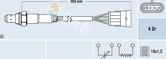 FAE 77217 - Sonde lambda cwaw.fr