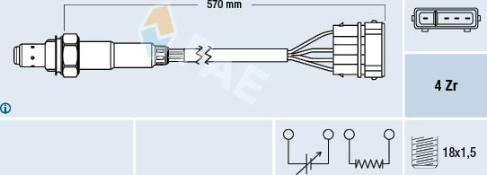 FAE 77239 - Sonde lambda cwaw.fr