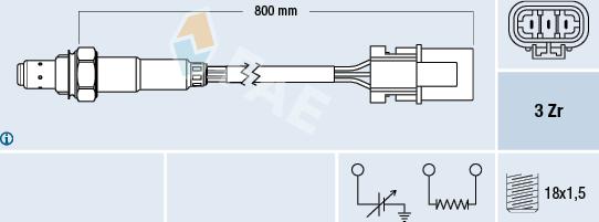 FAE 77230 - Sonde lambda cwaw.fr