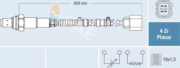 FAE 77795 - Sonde lambda cwaw.fr