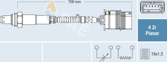 FAE 77760 - Sonde lambda cwaw.fr