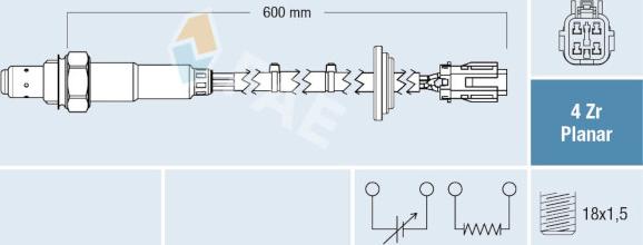 FAE 77701 - Sonde lambda cwaw.fr