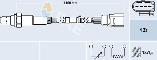 FAE 77702 - Sonde lambda cwaw.fr