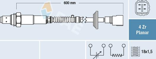 FAE 77780 - Sonde lambda cwaw.fr