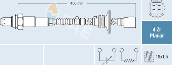 FAE 77788 - Sonde lambda cwaw.fr