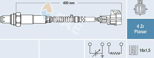 FAE 77778 - Sonde lambda cwaw.fr