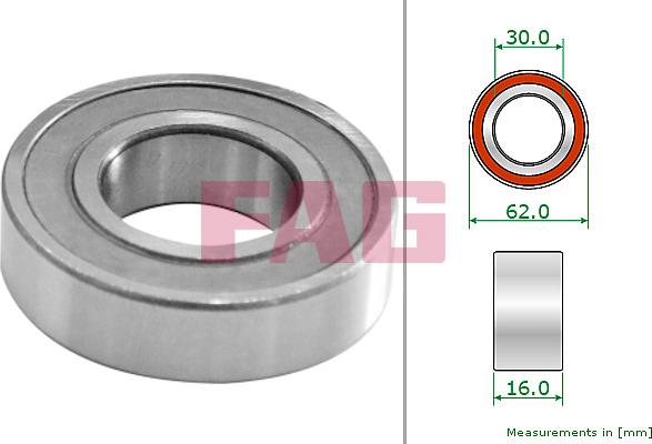 FAG 713 2041 10 - Roulement de roue cwaw.fr