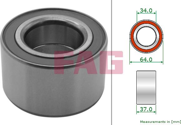 FAG 713 2042 10 - Roulement de roue cwaw.fr