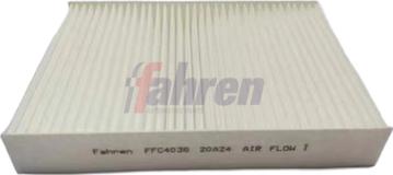 Fahren FFC4036 - Filtre, air de l'habitacle cwaw.fr