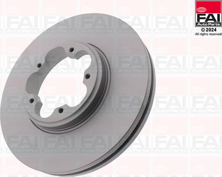 FAI AutoParts BD142 - Disque de frein cwaw.fr