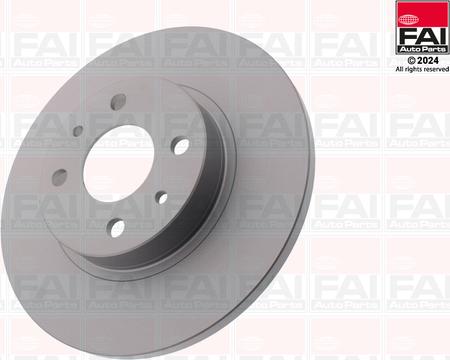 FAI AutoParts BD150 - Disque de frein cwaw.fr