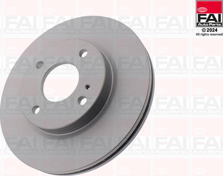 FAI AutoParts BD100 - Disque de frein cwaw.fr