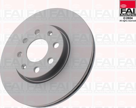 FAI AutoParts BD108 - Disque de frein cwaw.fr