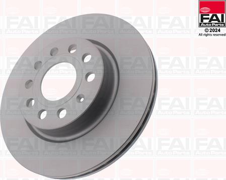 FAI AutoParts BD134 - Disque de frein cwaw.fr