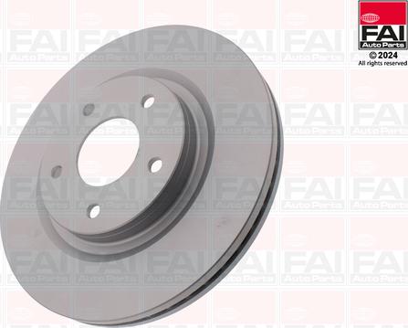 FAI AutoParts BD133 - Disque de frein cwaw.fr