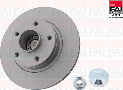 FAI AutoParts BD137 - Disque de frein cwaw.fr