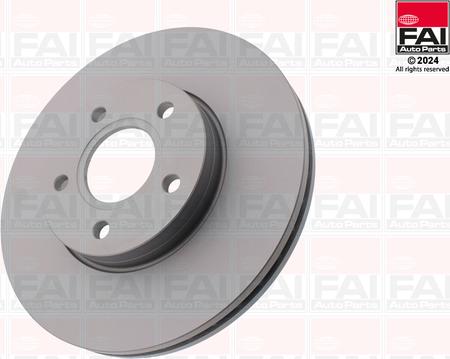 FAI AutoParts BD126 - Disque de frein cwaw.fr