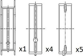 Tehavto MB5008SISTD - Coussinet de vilebrequin cwaw.fr