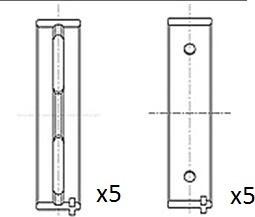 FAI AutoParts BM1050-020 - Coussinet de vilebrequin cwaw.fr