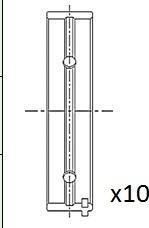 FAI AutoParts BM1052-010 - Coussinet de vilebrequin cwaw.fr