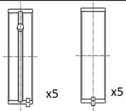 FAI AutoParts BM1069-025 - Coussinet de vilebrequin cwaw.fr