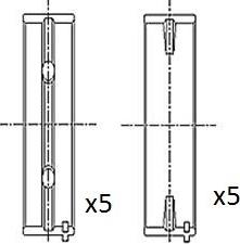 FAI AutoParts BM1035-025 - Coussinet de vilebrequin cwaw.fr