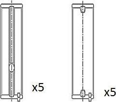 FAI AutoParts BM1031-025 - Coussinet de vilebrequin cwaw.fr