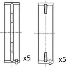 FAI AutoParts BM1026-STD - Coussinet de vilebrequin cwaw.fr