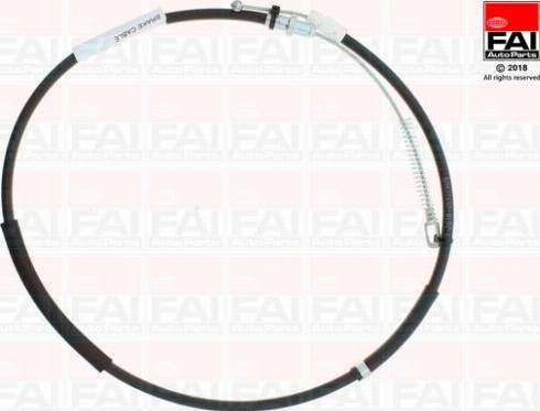 FAI AutoParts FBC0349 - Tirette à câble, frein de stationnement cwaw.fr