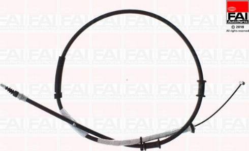 FAI AutoParts FBC0307 - Tirette à câble, frein de stationnement cwaw.fr