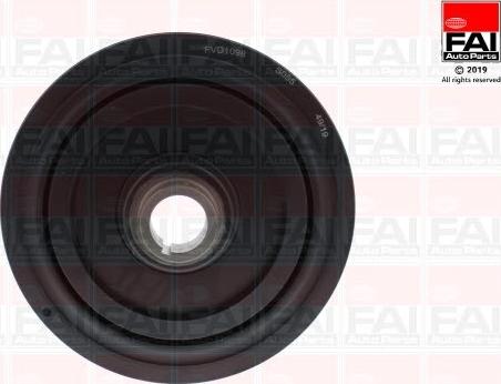 FAI AutoParts FVD1098 - Poulie, vilebrequin cwaw.fr