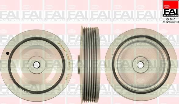 FAI AutoParts FVD1041 - Poulie, vilebrequin cwaw.fr