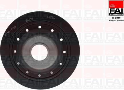 FAI AutoParts FVD1069 - Poulie, vilebrequin cwaw.fr