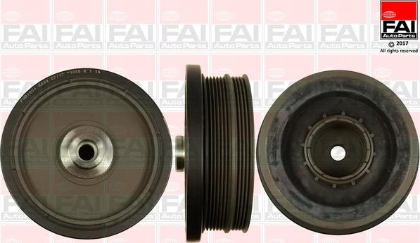 FAI AutoParts FVD1004 - Poulie, vilebrequin cwaw.fr