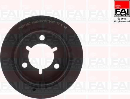 FAI AutoParts FVD1100 - Poulie, vilebrequin cwaw.fr