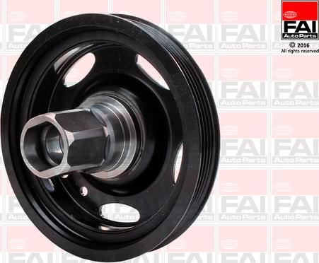 FAI AutoParts FVD1237 - Poulie, vilebrequin cwaw.fr