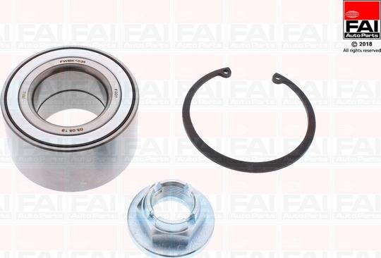 FAI AutoParts FWBK1035 - Kit de roulements de roue cwaw.fr