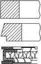 FAI AutoParts PR78-000 - Jeu de segments de pistons cwaw.fr