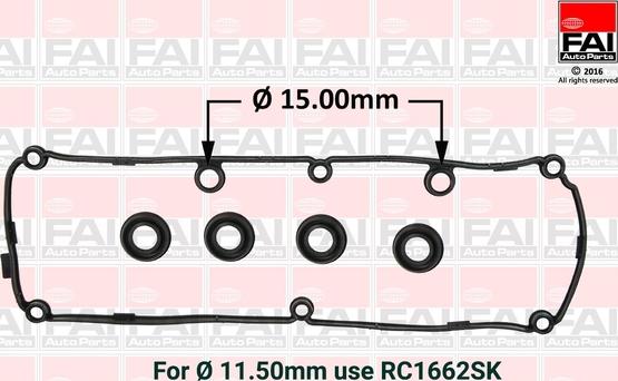 FAI AutoParts RC1663SK - Joint de cache culbuteurs cwaw.fr